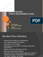 Ibnu Khaldun Tokoh Sejarawan Ulung