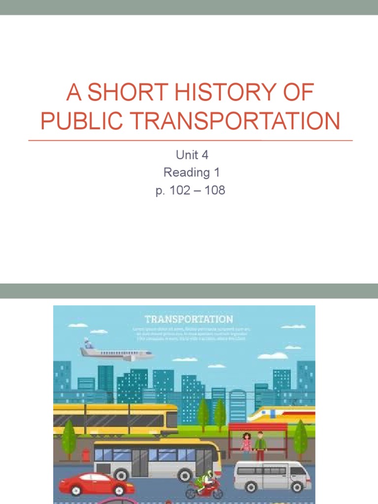 A Short History of Public Transportation | PDF