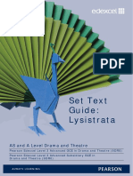 Set Text Guide: Lysistrata: AS and A Level Drama and Theatre