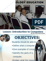 Lesson - Introduction To Computers