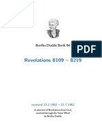 Revelations 8109 - 8219: Bertha Dudde Book 86