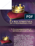 La Recompensa de La Mayordomia Fiel