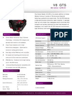 V8 GTS Product Sheet PDF
