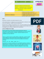 "Autorregulamos Nuestras Emociones para Comunicarnos Mejor" y Explicamos Que Los Sistemas Nervioso y Endocrino Permiten Regular Nuestras Emociones