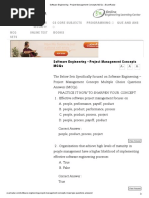 Software Engineering - Project Management Concepts MCQs ExamRadar - 1