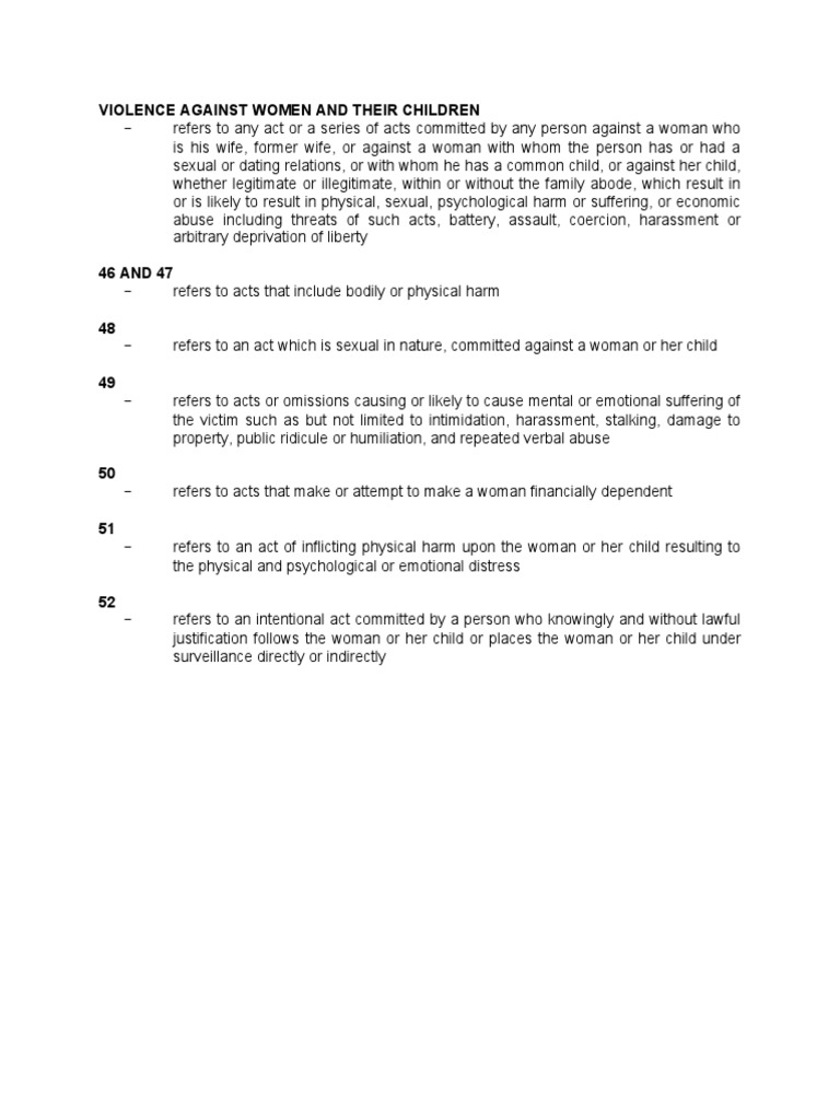 Understanding Violence Against Women | PDF