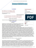 La Evaluación Del Paisaje: Una Herramienta de Gestión Ambiental