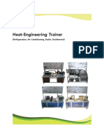 Heat-Engineering Trainer: (Refrigeration, Air Conditioning, Boiler, Geothermal)