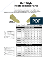 Cat Style Replacement Parts: Rock Chisel Loader Penetrator