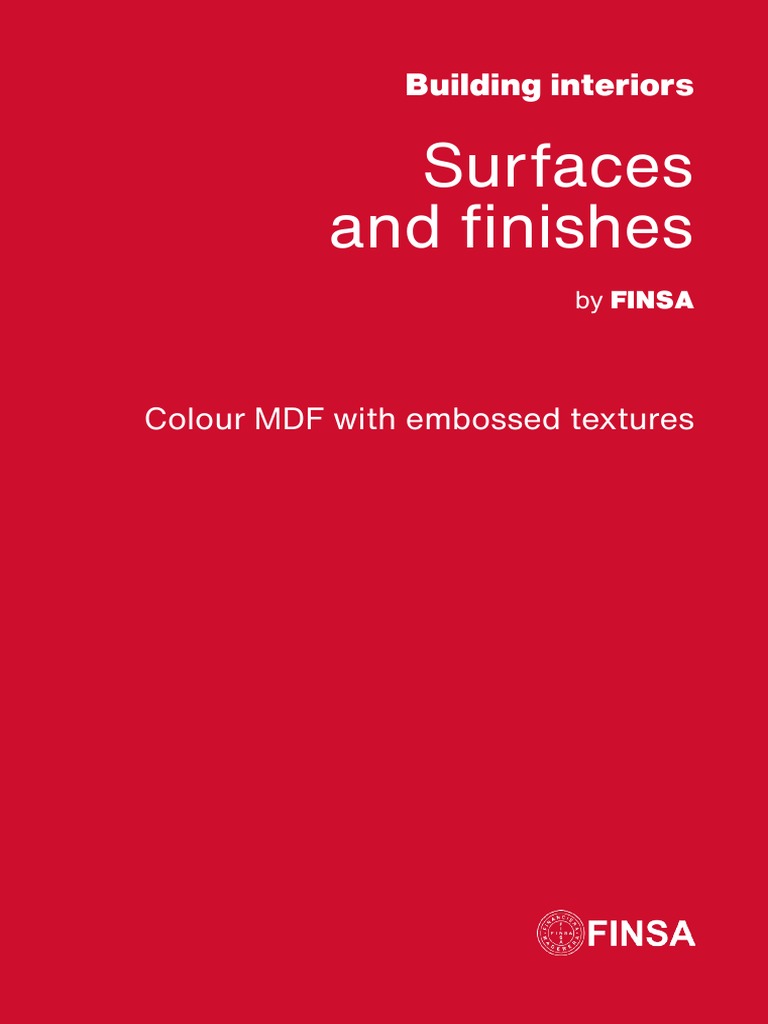 Fibracolour MDF Color Options Guide | PDF