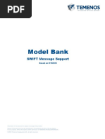 Model Bank: SWIFT Message Support