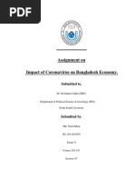 Impacts of Coronavirus On Bangladesh Economy. MD - Naim Khan-1611823030-SL-09-Sec-07 PDF