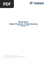 Model Bank Digital Channels: Online Banking: Pre-Sales Demo User Guide