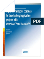 Improved Field Joint Coatings For The Challenging Pipeline Projects With Wehocoat™And Borcoat™