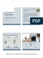 Central BP Measurement in Elderly Hypertension Patients