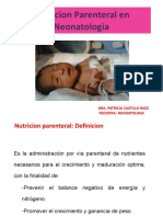 Nutricion Parenteral en El Prematuro