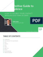 The Definitive Guide To Sales Cadence: How To Double Your Contact Rates in Less Than 30 Days