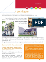 2013-10-30 Le rôle d'un architecte - dossier