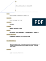Producto Academico N 01 - Herramienas Virtuales para El Aprendizaje PDF