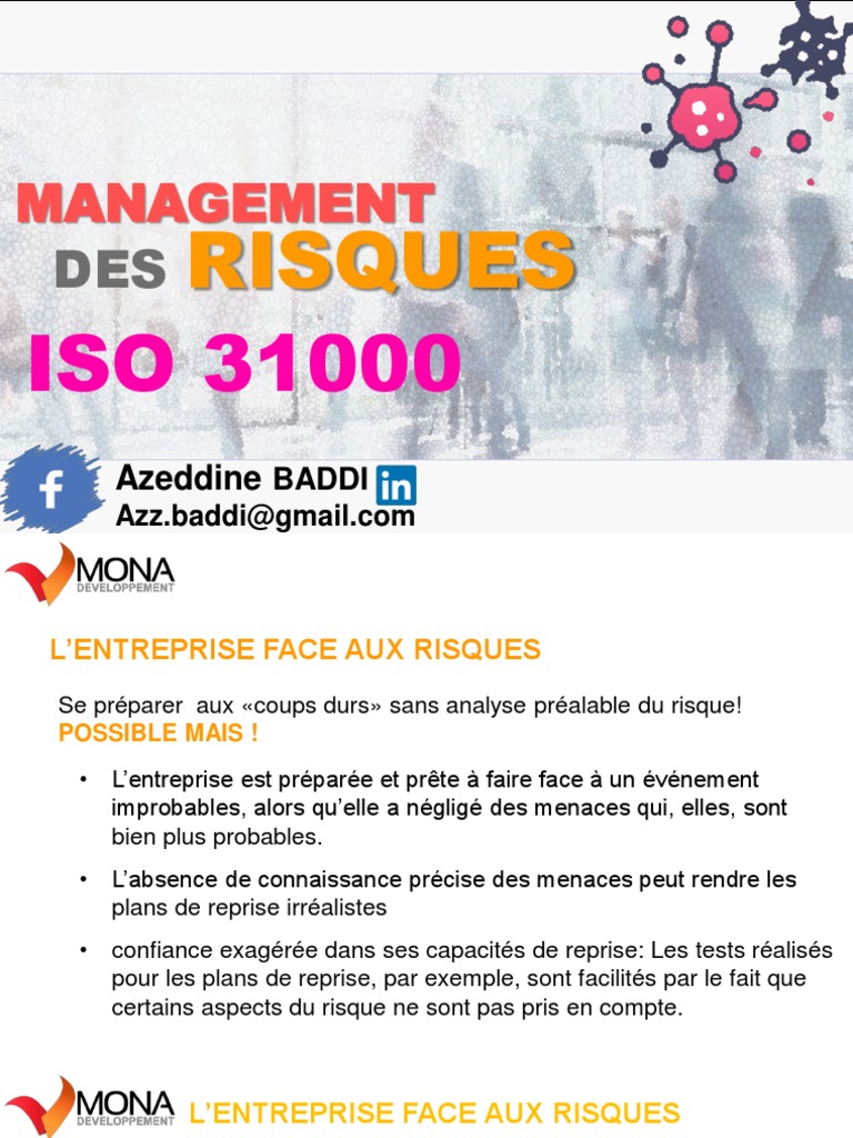 Gestion des Risques selon ISO 31000 | PDF | Risque | Gestion des risques