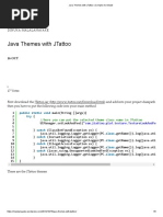 Tatoo Java Themes PDF