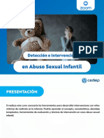 Brochure Detección e Intervención en Abuso Sexual Infantil