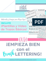 PDF Guia Empezar Bien Brush Lettering Cristel Design 2020 PDF