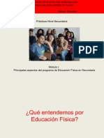 Módulo I Secundaria. Principales Aspectos Del Programa de Educación Física