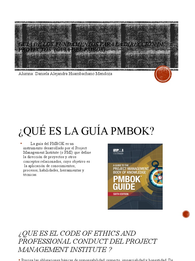 Guía de Los Fundamentos para La Dirección de Proyectos (Guía Del Pmbok ...