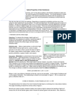 Optical Properties of Gem Substances Educational Objective: This Exercise, Unit 7 in The Above Syllabus, Will Introduce Students To Skills and