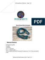 Barrel Reins 8 Strands PDF Instructions PDF