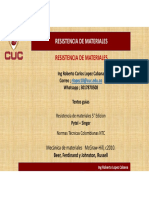 Clase #04 Resistencia de Materiales - Cortante PDF