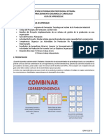 GT Combinación de Correspondencia