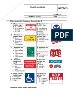 Actividad de Inglés de Recuperación y Profundización Primer Periodo