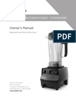Owner's Manual: Certified Reconditioned - Standard