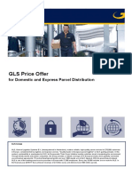 GLS Price Offer: For Domestic and Express Parcel Distribution