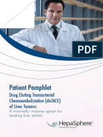 Patient Pamphlet: Drug Eluting Transarterial Chemoembolization (Detace) of Liver Tumors