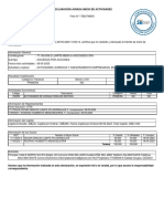 Declaración jurada inicio actividades sociedad