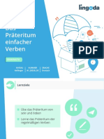 Sein Und Haben Im Präteritum (Das Präteritum Einfacher Verben) PDF
