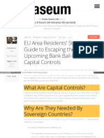 EU Area Residents' Step-by-Step Guide To Escaping The Upcoming Bank Bail-Ins & Capital Controls