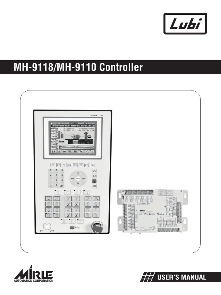 MH-9118/MH-9110 Controller: User'S Manual | PDF | Programmable Logic ...