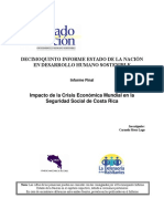 Decimoquinto Informe Estado de La Nación en Desarrollo Humano Sostenible