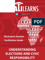 Understanding Elections and Civic Engagement YALILearns Facilitation Guide