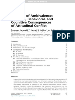 The ABC of Ambivalence: Affective, Behavioral, and Cognitive Consequences of Attitudinal Conflict