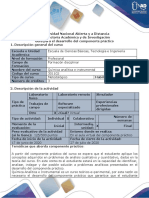 Guía para el desarrollo del componente práctico virtual QCA Analítica e instrumental