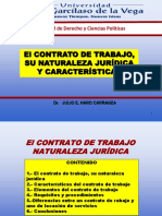 El Contrato de Trabajo, Su Naturaleza Jurídica y Características