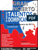 Concierto Talentos Dominica