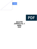 Boletín Jurídico No 4 Abril de 2020 PDF