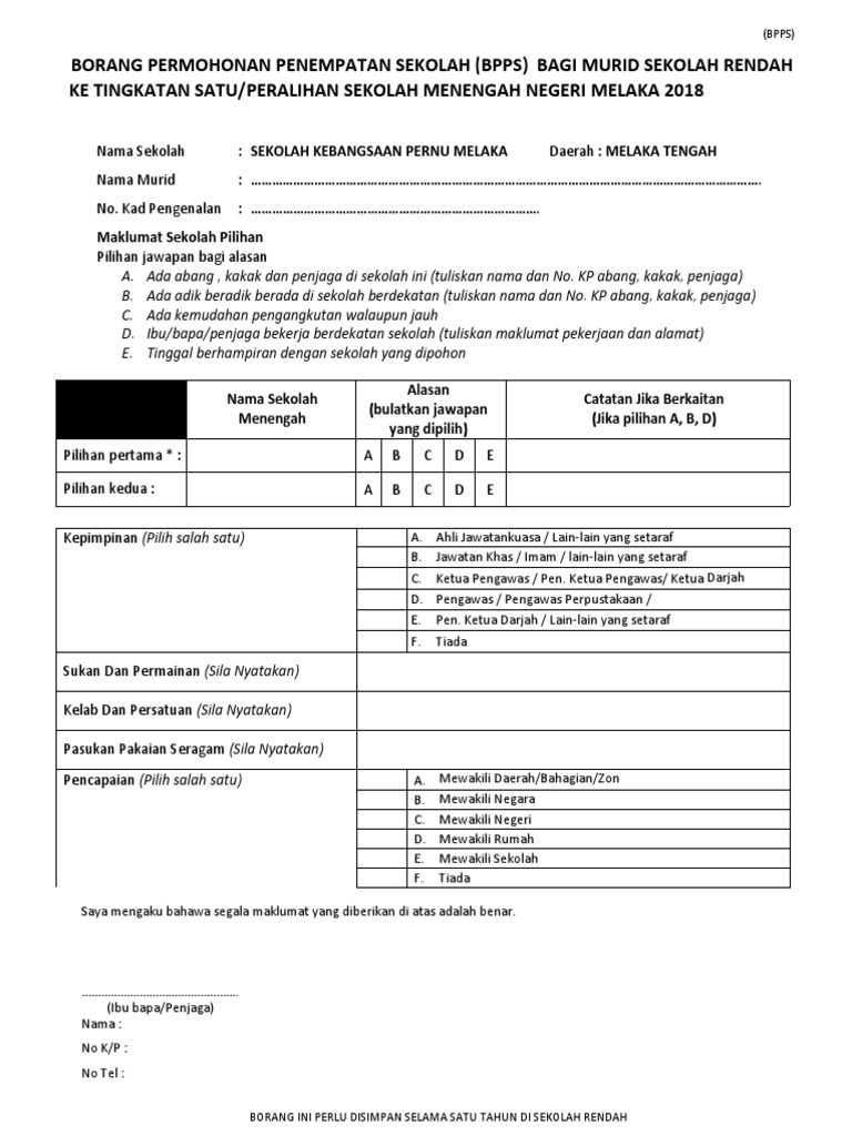 Borang Bpps Pdf