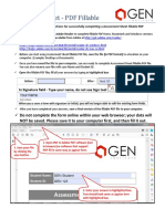 Assessment Sheet - PDF Fillable: Do Not Complete The Form Online Within Your Web Browser Your Data Will